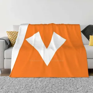 Couvertures Vector Logo (moi) Tendance style drôle Fashion Soft Throw Bouette Magnitude Direction Orange Gru Evil Hero Super