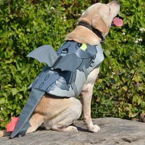 Blazers Ly Traje de baño de Seguridad para Perros, Chaleco Salvavidas para Perros, Chalecos Salvavidas para Perros Ripstop con Mango de Rescate para Piscina, Playa, Paseos en Bote