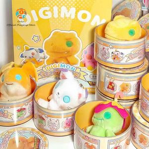 Boîte aveugle Digimon Adventure Plush Doll Box kawaii Tailmon Agumon Anime Figure Décoration ornement Modèle Enfants cadeau d'anniversaire jouet 230728
