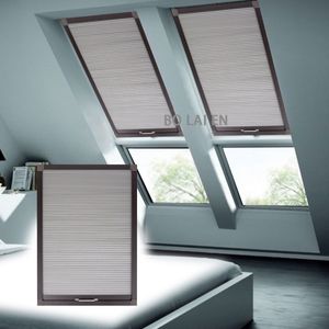 Blinds Cellular Shades for Skylight Attic Roof Balcony Cordless Honeycomb With 100 Blackout Fabric Heat Insulation Custom Made 230608