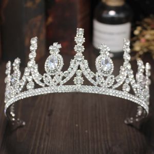 Bling pas cher Tiaras Couronnes Hair de mariage bijoux cristal Crystal Wholesale Fashion Girls Prom Part Party Robes Accessoires