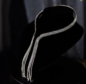 Diadema con borlas de diamantes de imitación brillantes para decoración de fiestas