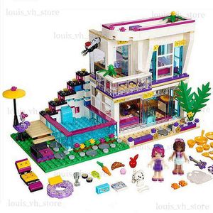 Blocs 760 pièces étoiles Livis House Blocaux de construction Figure Modèle Bricks Toys for Girls Children H1120 T240325