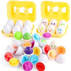 Blocs bébé apprentissage jouet éducatif jeux d'oeufs intelligents forme correspondant trieurs jouets Montessori oeufs pour enfants 231021