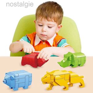 Blocs casse-tête casse-tête pour enfants adolescents et adultes IQ jeux de compétition Puzzle blocs de jouets 240401