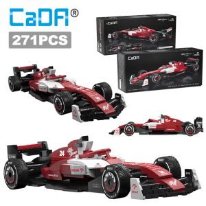 Blocs CADA 1:24 Alpha Romeo 2022 F1 Racing Car C42 Sports Modèles Modèles Bâtiments City Racing Car Car Bricks Toys for Kid Gifts