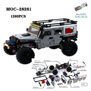 Blocks Classic MOC28281 Building Block 4 Cross Country Assembly Toy Model Adult Children Toy Birthday Christmas Gift 230816