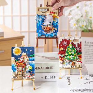 Blocs Dessin Puzzle Blocs De Construction Arbre De Noël Traîneau Modèle De Voiture Enfants Assemblage Jouets Filles Garçons Cadeaux De Vacances Décoration De La Maison R230629