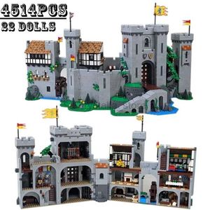 Bloques EN STOCK 4514 PCS Castillo del Rey León Compatible 10305 85666 Bloques de construcción Ladrillos Educación Niños Regalos de cumpleaños de Navidad Juguete 240120