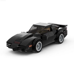 Blocs Moc Super Voiture De Course KITT-Knight Rider Vitesse Champions Ville Voiture De Sport Bloc De Construction Modèle Enfants Garçon Jouet Cadeau L230713