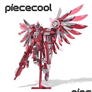 Bloques Piececool 3D Puzzle Modelo de metal Thundering Wing Kits de construcción DIY Juguete para Adt Teen Gift 231016 Entrega de gota Dhpyq