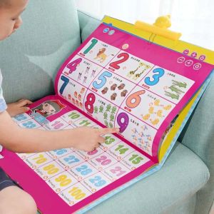 Puntos de bloques para leer audiolibros de lectura de lectura a los niños Máquina de educación temprana para niños Aprender los chineses Lengua inglesa Juguetes para bebés