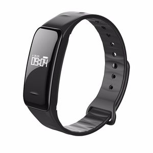 Monitor de presión arterial Medidor de oxígeno Banda de frecuencia cardíaca C1 IP67 Podómetro impermeable Reloj despertador Pulsera inteligente para su salud Reloj de pulsera