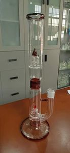 Bangs en verre Fusée rouge sang narguilé plate-forme pétrolière collecteur de narguilé 16 pouces Nous sommes le fabricant