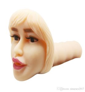 Boulage de la gorge profonde bouche nez masturbateur masturbateur fille poche chatte jouet oral silicone sexion poupée pour l'homme vagin1888599