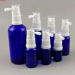 Bouteille bleue bleue bouteille orale gorge oreille pulvérisateur pulvérisateur pulvérisateur blanche pour une solution à base d'eau 10 ml 20 ml 30 ml de 50 ml de 50 ml 500pCSHIER