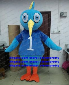 Kiwi bleu oiseau pic Hickwall mascotte Costume adulte personnage de dessin animé tenue publicité Promotion faire les honneurs zx2394