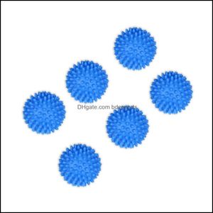 Blue Wash Dryer Balls Rend Les Vêtements Nettoyant Adoucit Les Tissus Tissu De Lessive Drop Delivery 2021 Autres Produits Porte-Vêtements Maison