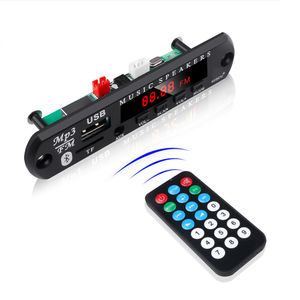 Bluetooth 5.0 Radio 5V 12V Wireless audio Receiver Car Kit FM Module Mp3 Player Decoder Board USB 3.5MM AUX Universal