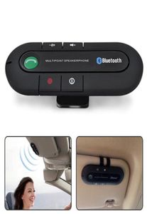 Bluetooth Connexion 41EDR Multipoint Speakerphone Hands Enceinte Kit de voiture Soleil BT980 Double téléphones avec MP3 Music3406809