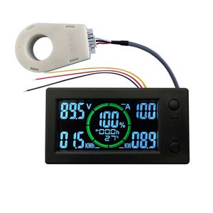 Bluetooth DC 0-300V Battery Monitor Hall Coulomb Tester Digital Voltmeter Ammeter Capacity Power Electricity AH Voltage Meter