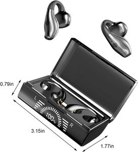 Écouteurs Bluetooth, 2023 Écouteurs sans fil cool Bluetooth 5.3 Écouteurs Bluetooth Headset-control sans fil d'oreille sans fil Eauts avec du boîtier de charge