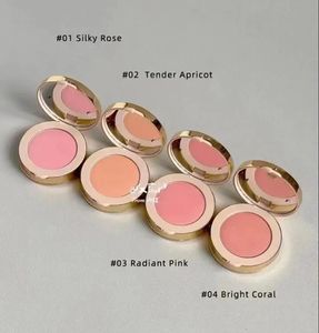 Blush Brand Silky Blush Powder 4 couleurs rose soyeuse abricot tendre rose radiant palette de maquillage corail brillant 5.5g 231218