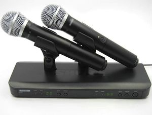 Livraison gratuite! BLX BLX288 BLX88 PG 58A Système de karaoké avec microphone sans fil UHF avec double émetteur portatif PG58 Microfone Mic