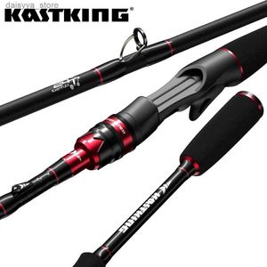 Boat Fishing Rods KastKing Max Steel Rod Carbon Spinning Casting Fishing Rod with 1.80m 2.13m 2.28m 2.4m Baitcasting Rod for Bass Pike FishingL23118