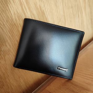 Portefeuille de marque de luxe porte-carte portefeuille de créateur en cuir véritable porte-monnaie pour hommes portefeuille court emballage d'origine