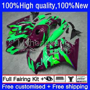 Corps Pour HONDA CBR600 F2 CBR 600F2 600 F2 FS CC 600FS 1991-1994 Capot 34No.306 CBR600FS 600CC CBR600F2 91 92 93 94 CBR600CC Rouge vert 1991 1992 1993 1994 Carénage OEM