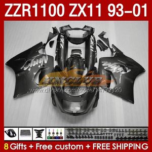 Cuerpo para KAWASAKI NINJA ZX-11 R ZZR-1100 ZX-11R ZZR1100 ZX 11 R 11R ZX11 R 1993 1994 1995 2000 2001 165No 133 ZZR 1100 CC ZX11R 93303b