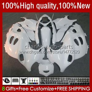 Cuerpo para SUZUKI KATANA GSX750F GSXF600 GSXF-600 GSXF 750 600 CC 33No.27 GSX600F 750CC 600CC Blanco brillante 03 04 05 06 07 GSXF750 GSXF-750 2003 2004 2005 2006 2007 Carenados