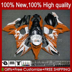 Kit de carrosserie pour Kawasaki Ninja ZX1000 C 1000CC ZX1000C 08-10 Bodywork 56NO.145 ZX 10R New Orange ZX10 10 R 1000 CC ZX-10R 2009 2009 2010 ZX10R 08 09 10 Motorcycle Faming Fairling ZX1