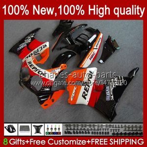 Cuerpo naranja venta para HONDA CBR893 CBR 900 893 RR 1989 1990 1991 92 93 94HC.98 CBR 893RR 900RR CBR900RR CBR893RR 89 90 91 1992 1993 Carenado