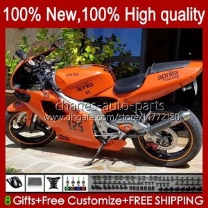 Carrocería para Aprilia RS4 RSV-125 RSV125RR RSV125 36No.142 RSV RS 125 R RR Nuevo naranja 125RR RS-125 1999 2000 2001 2002 03 04 05 RS125 99 00 01 02 2003 2004 2005 Kit de carenado