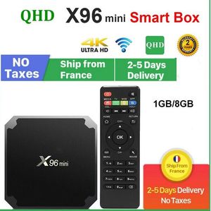 Boitier android tv box X96 MINIAmlogic S905W Android 7.1 TV BOX 1ans qhds Cod lecteur multimédia pour smart tv android box