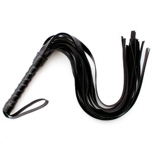 Bondage 45cm Pu Leather Sex Spanking Tassel Whip Slap Body Strap Beat Lash Flog Tool Fetish Adult Slave Sm Game Toy For Couple Men Women 221130