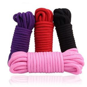 Bondage Restraint Rope Slave Sex Toys For Couples Adult Games Products Shibari Hogtie Fetish Harnes 251020M Thicken Cotton 220817