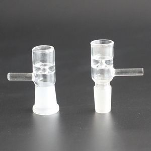 Bong Accessoires Narguilé 14mm Femelle Mâle Bol en Verre avec Poignée pour Fumer Direct Inject Snapper