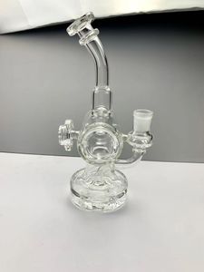 Bongs Recycler Catcher Recycler Reclaim Core Fumer ACCESSOIRES Double couche Cylindrical Drilling Rig Smarter Les couleurs peuvent être personnalisées.Bienvenue à l'ordre ou en gros