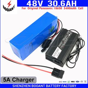 Batterie au Lithium BOOANT 48V 30AH eBike pour moteur Bafang 2000W 2500W avec chargeur d'origine 18650 + 5A