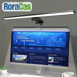 Book Lights Eye-Care Desk Lamp 50cm LED Computer PC Monitor Screen Light Bar Stepless Dimming Reading USB Powered Hanging Table Lamp YQ231130