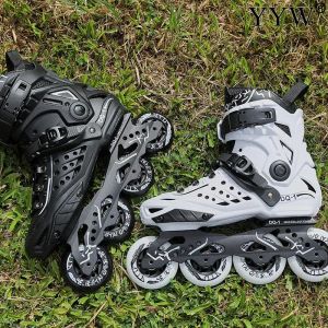 Boots Adulte Inline Roller Skates Chaussures Sneaker Tamis pour débutants extérieurs