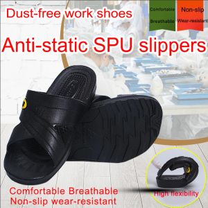 Boots Antistatic Slippers Séfidèle Chaussures Men pour le travail Factory Electronic Workshop's Work’s Working Chaussures Sandales d'été Antiskide