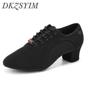 Boots Men Latin Dance Shoes Ballroom Jazz Shoes Men Shoes Femme Dancing For Boy Shoes Dance Sneaker Low Heel Tango Dance Chaussures