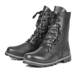 Bottes pour hommes bottes militaires qualité forces spéciales tactique noire full leaher bottes armée américaine chaussures de travail en cuir bottes