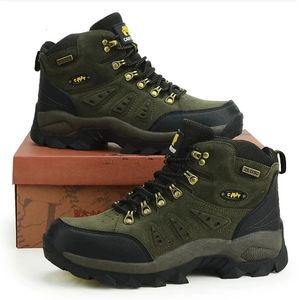 Botas al aire libre impermeable senderismo hombres mujeres zapatos de invierno caminar escalada montaña deporte caza zapatillas de deporte para hombre 231010