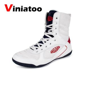 Botas zapatos de boxeo profesional para hombres zapatillas de boxeo transpirable para hombres zapatos de lucha libre livianos zapatillas antideslizanes de lucha libre