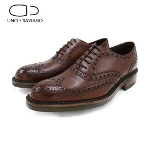 Boots Oncle Saviano Oxford Brogue Designer Robe Best Men Shoes Wedding Style Business Style Man Shoe Cuir en cuir Chaussures For Handmade For Men